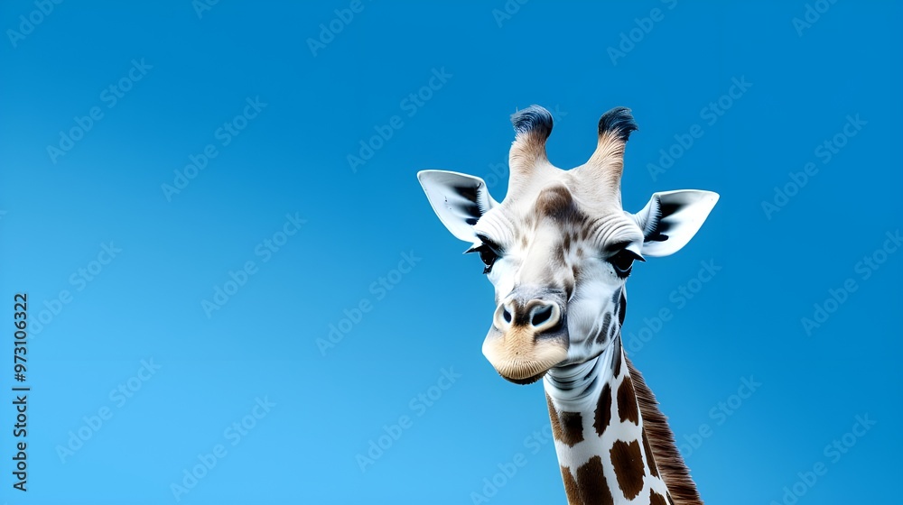Obraz premium giraffe head shot