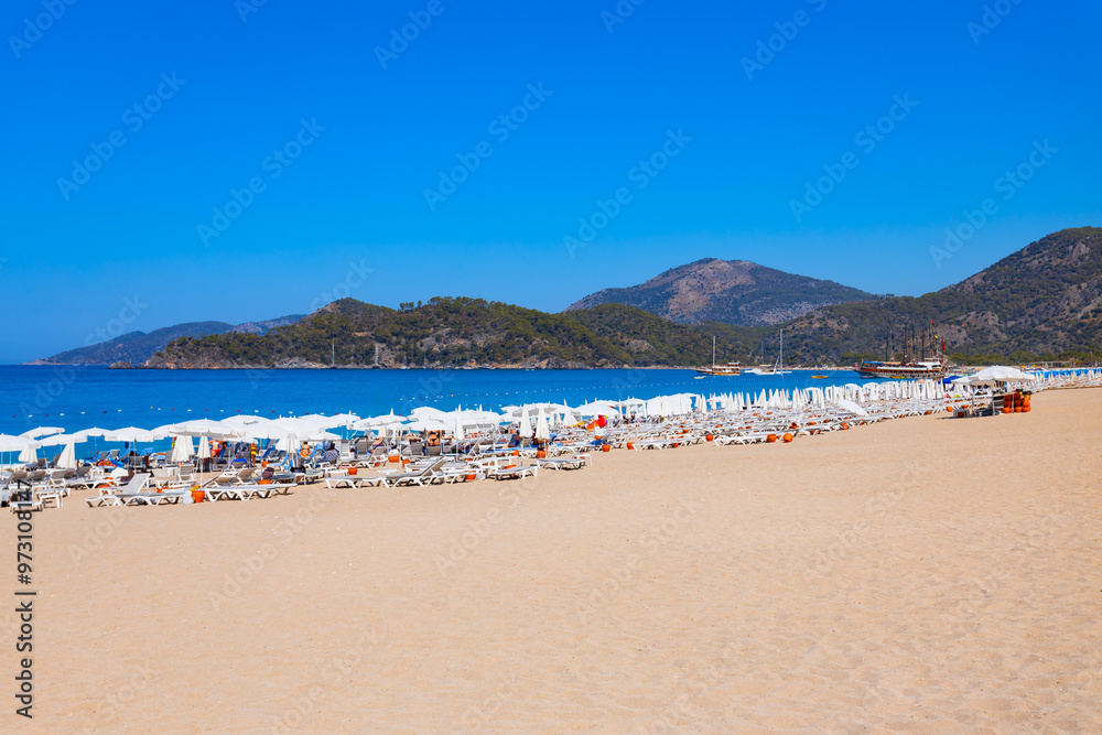 Obraz premium Oludeniz or Blue Lagoon beach in Turkey