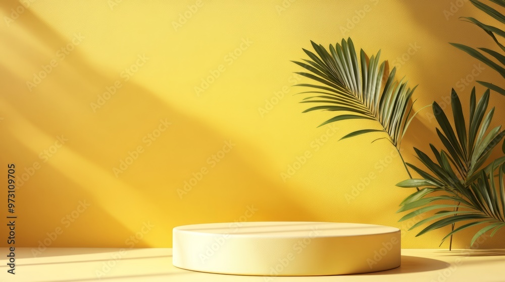 image of advertisement background. with podium for product image of advertisement background. with podium for product