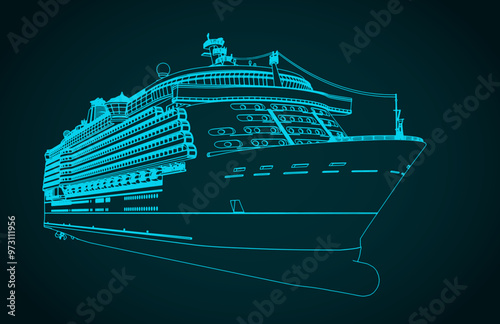 Large cruise liner