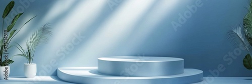 image of advertisement background. with podium for product 
