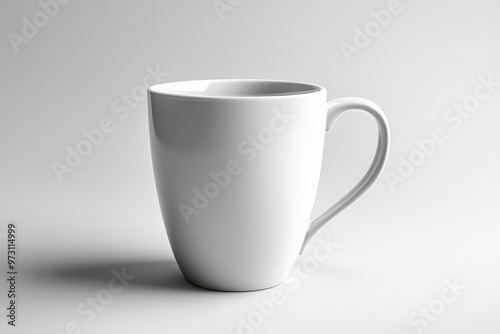 Coffee Mug Mockup on Isolated Background created with Generative AI