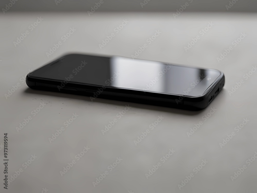 A seek ,black smartphones placed symmetrically 