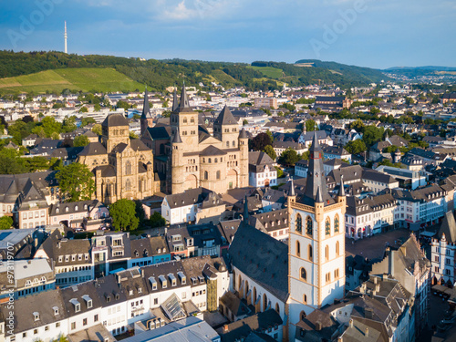 Trier aerial panoramic view, Germany photo