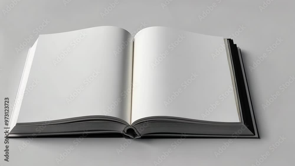 Discovering the beauty of a blank book surrounded by plants on a sunny afternoon Discovering the beauty of a blank book surrounded by plants on a sunny afternoon