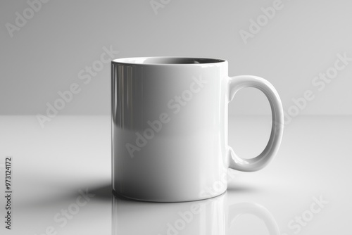 Coffee Mug Mockup on Isolated Background created with Generative AI