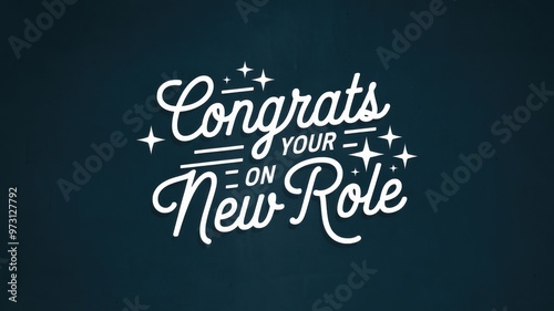 Congratulations Card Artwork: Congrats on Your New Role