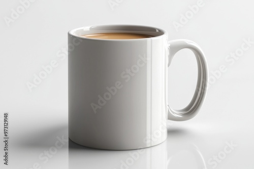 Coffee Mug Mockup on Isolated Background created with Generative AI