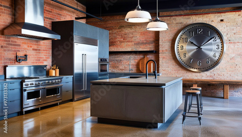 interior of a kitchen