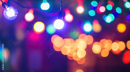 Colorful Bokeh Lights Decoration