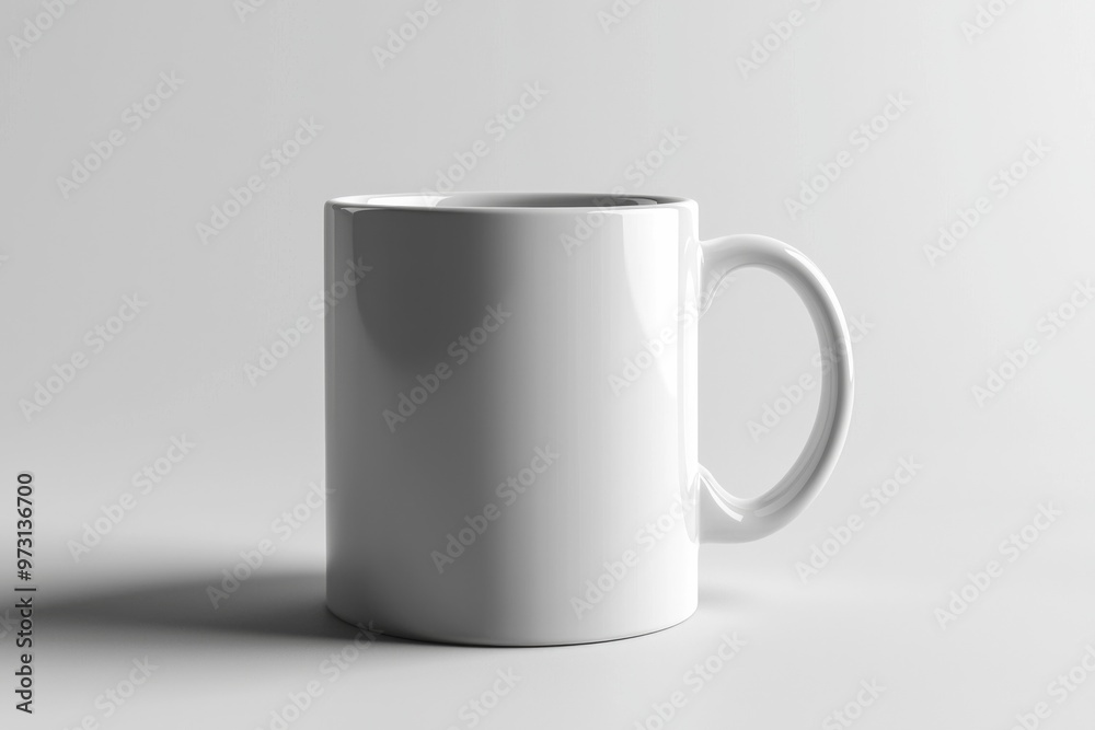 Coffee Mug Mockup on Isolated Background created with Generative AI Coffee Mug Mockup on Isolated Background created with Generative AI