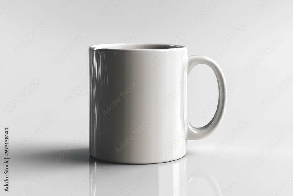 Coffee Mug Mockup on Isolated Background created with Generative AI Coffee Mug Mockup on Isolated Background created with Generative AI