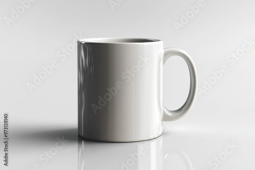 Coffee Mug Mockup on Isolated Background created with Generative AI