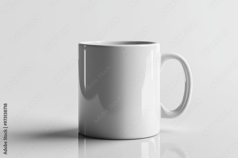Coffee Mug Mockup on Isolated Background created with Generative AI Coffee Mug Mockup on Isolated Background created with Generative AI