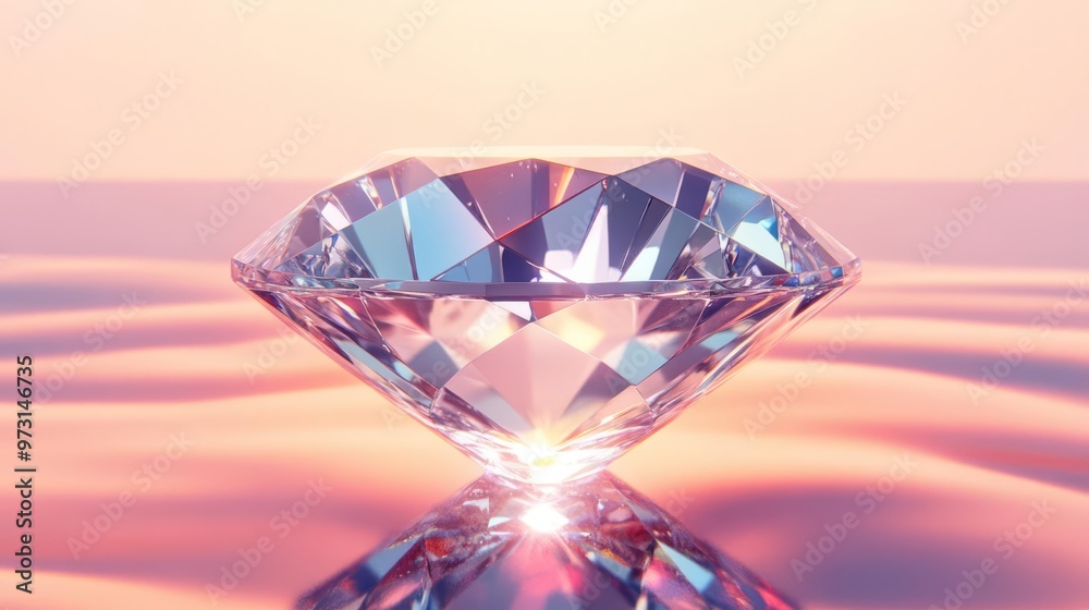 Elegant diamond reflecting light on a soft, gradient background. Ideal for luxury, jewelry, and sparkle-themed designs. Elegant diamond reflecting light on a soft, gradient background. Ideal for luxury, jewelry, and sparkle-themed designs.