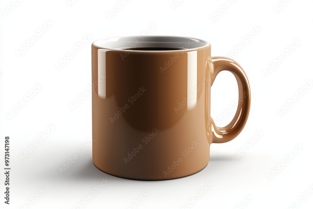 Coffee Mug Mockup on Isolated Background created with Generative AI Coffee Mug Mockup on Isolated Background created with Generative AI