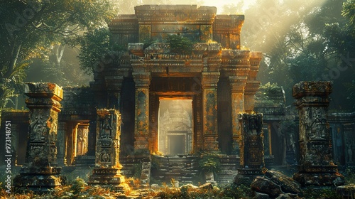 Ancient Temple Ruins in the Jungle: A Journey Through Time