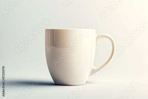 Coffee Mug Mockup on Isolated Background created with Generative AI