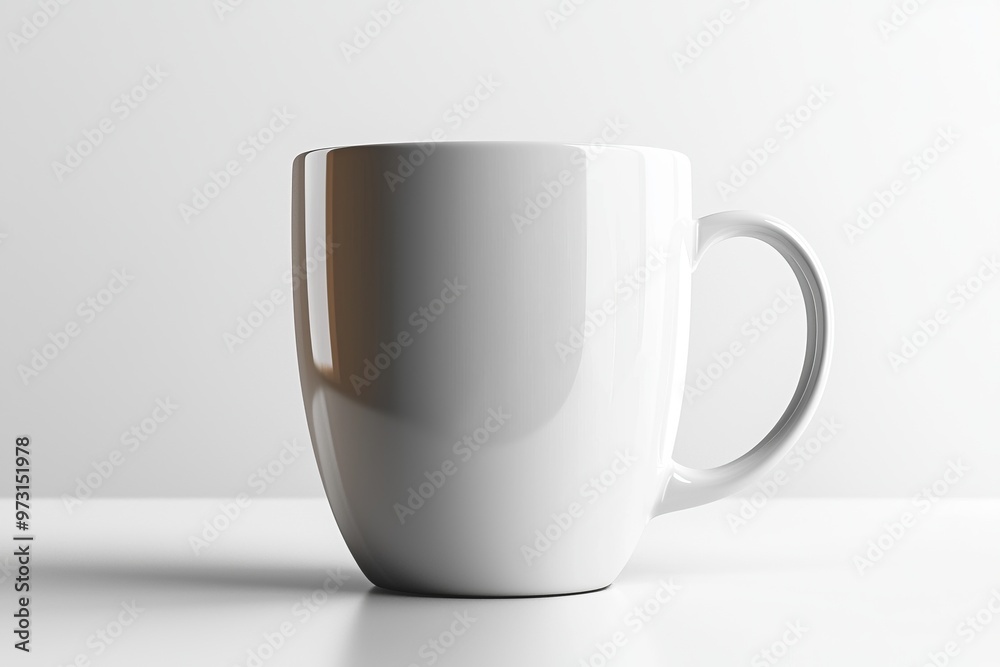 Coffee Mug Mockup on Isolated Background created with Generative AI Coffee Mug Mockup on Isolated Background created with Generative AI