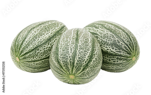 Wallpaper Mural Arava melon fruit isolated on white or transparent background Torontodigital.ca