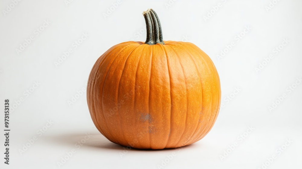 A vibrant orange pumpkin on a light background, often associated with autumn and Halloween. A vibrant orange pumpkin on a light background, often associated with autumn and Halloween.