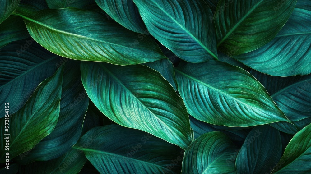 Lush Green Leaves Background Texture Lush Green Leaves Background Texture