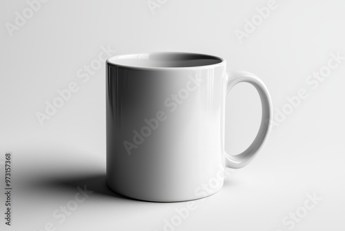 Coffee Mug Mockup on Isolated Background created with Generative AI