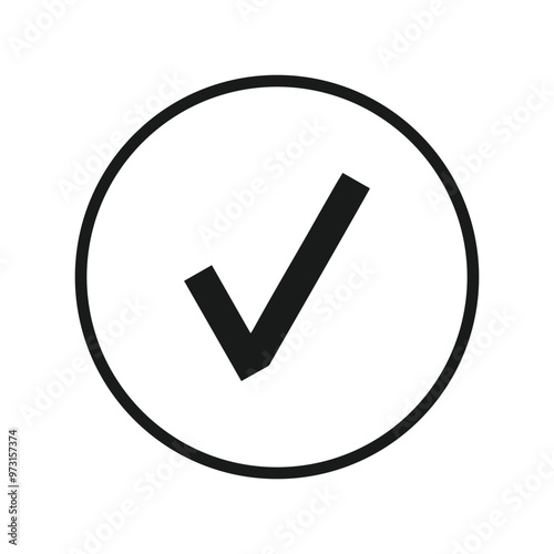 Check list, check mark, Check item, check mark icon vector logo template