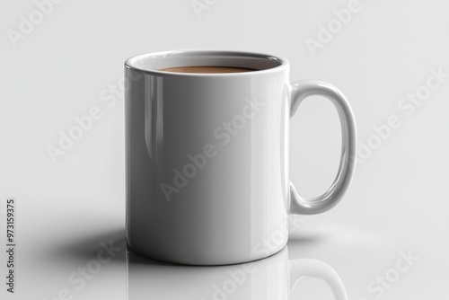 Coffee Mug Mockup on Isolated Background created with Generative AI