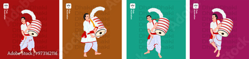 Durga Puja Dhaki, Durga Puja Dhak, Durga Puja offer, Discount, Sales Tags, Print, Banner, Web Banner , Festival offer , Social Media Post