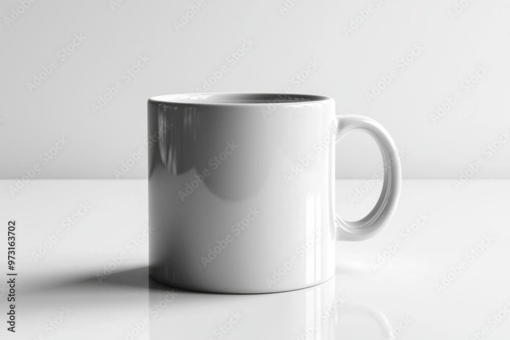 Coffee Mug Mockup on Isolated Background created with Generative AI Coffee Mug Mockup on Isolated Background created with Generative AI