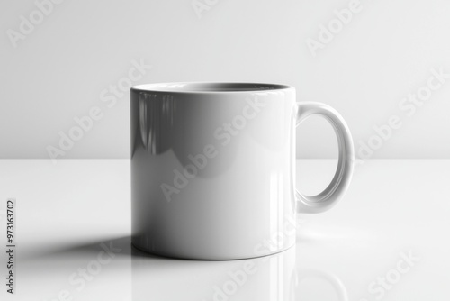 Coffee Mug Mockup on Isolated Background created with Generative AI