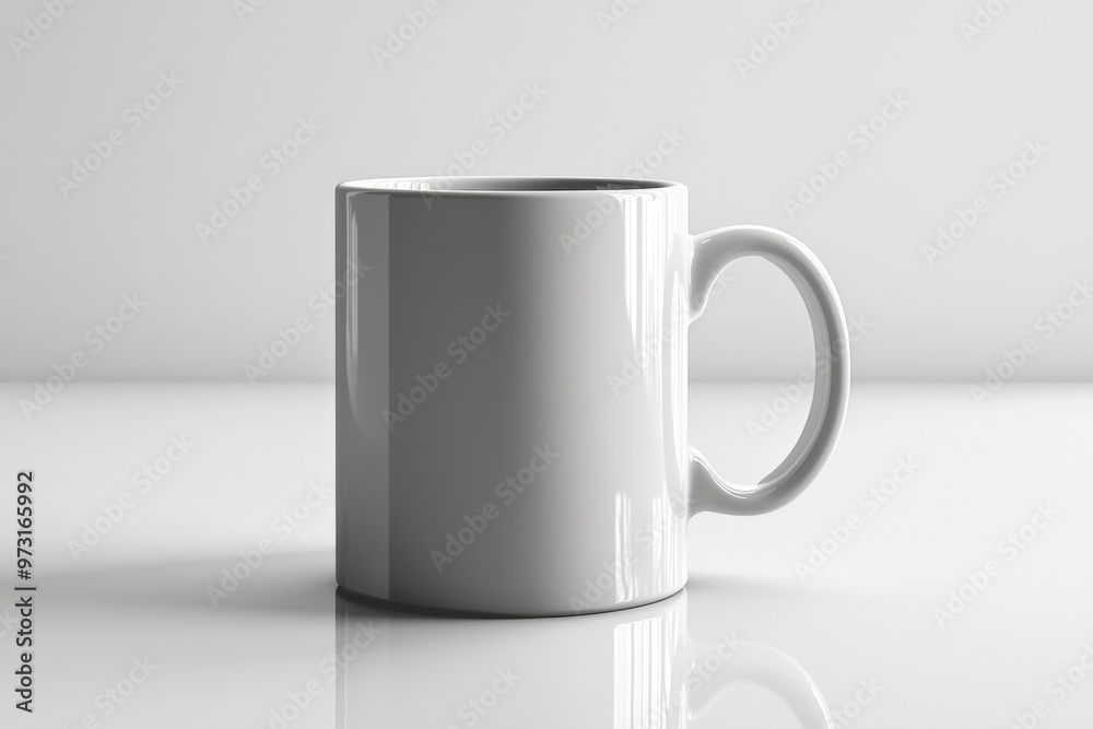 Coffee Mug Mockup on Isolated Background created with Generative AI Coffee Mug Mockup on Isolated Background created with Generative AI