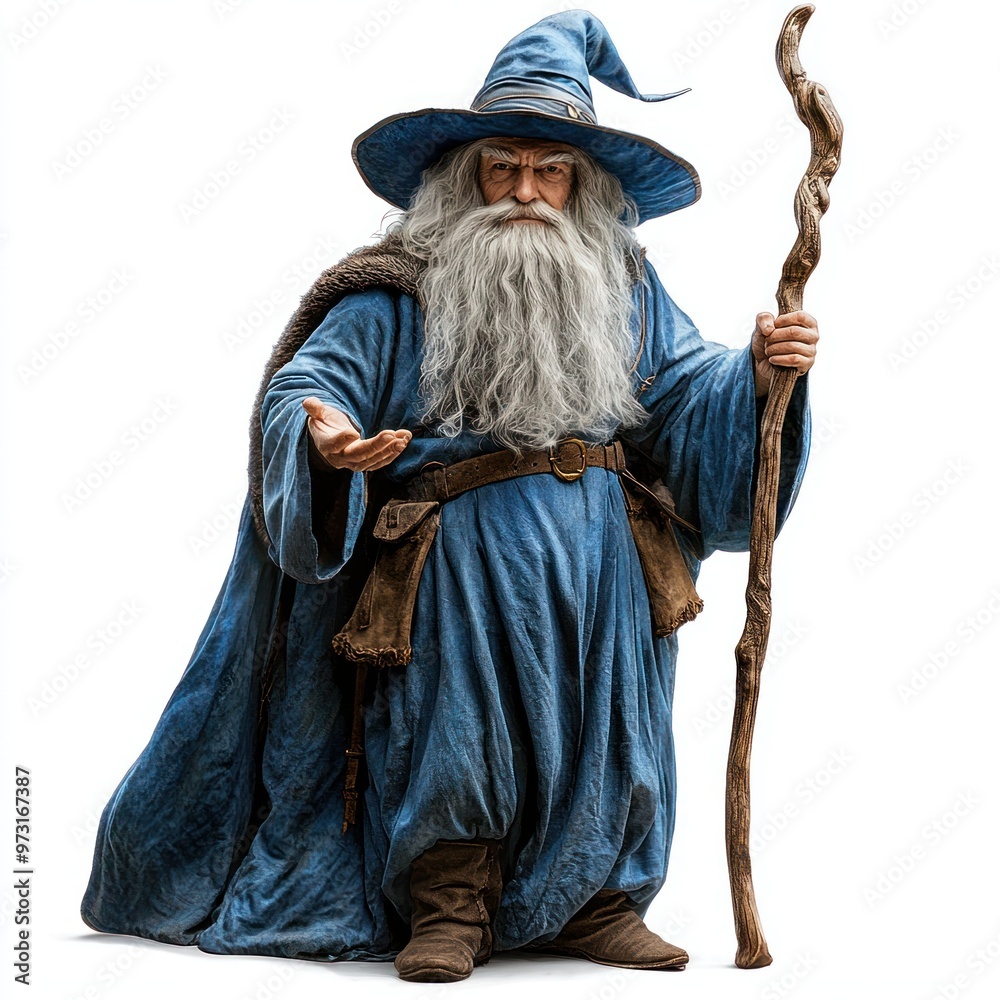 Obraz premium wizard clip art isolated on white background