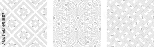 set of malaysia flag pattern outline. vector illustration