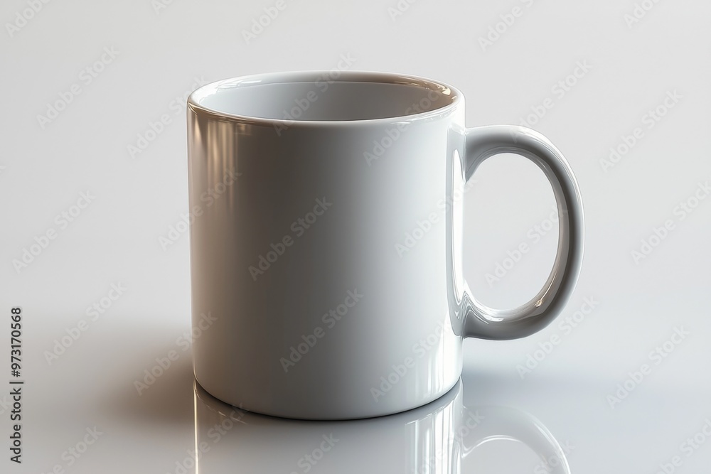 Coffee Mug Mockup on Isolated Background created with Generative AI Coffee Mug Mockup on Isolated Background created with Generative AI