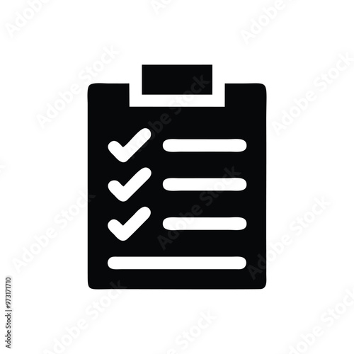 Check list, check mark, Check item, check mark icon vector logo template