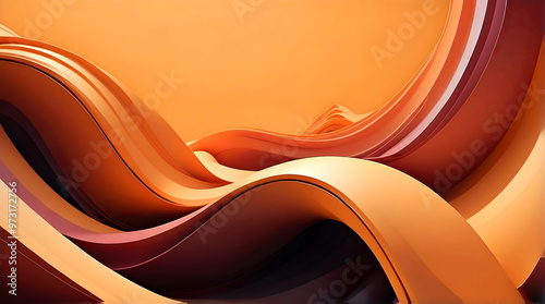 Modern abstract aesthetic background design, autumn colours, art wallpaper, template	