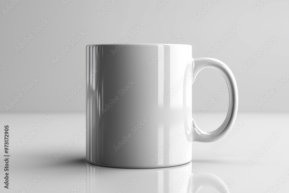 Coffee Mug Mockup on Isolated Background created with Generative AI Coffee Mug Mockup on Isolated Background created with Generative AI