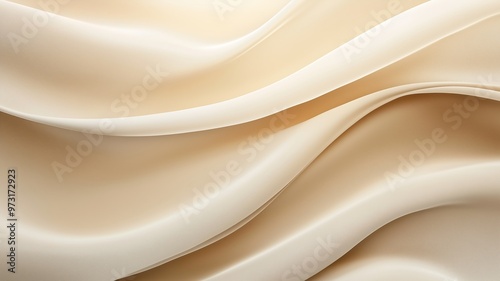 Monochromatic beige abstract background with various textures, creating a visually engaging and dynamic composition. Simplicity and minimalism through tonal variation and texture.