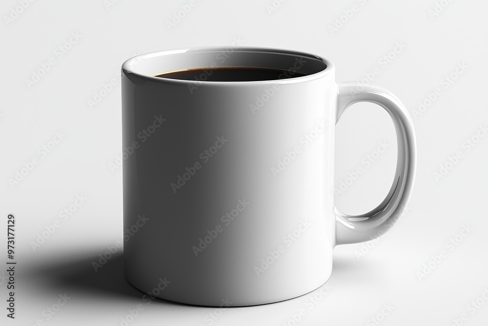 Coffee Mug Mockup on Isolated Background created with Generative AI Coffee Mug Mockup on Isolated Background created with Generative AI