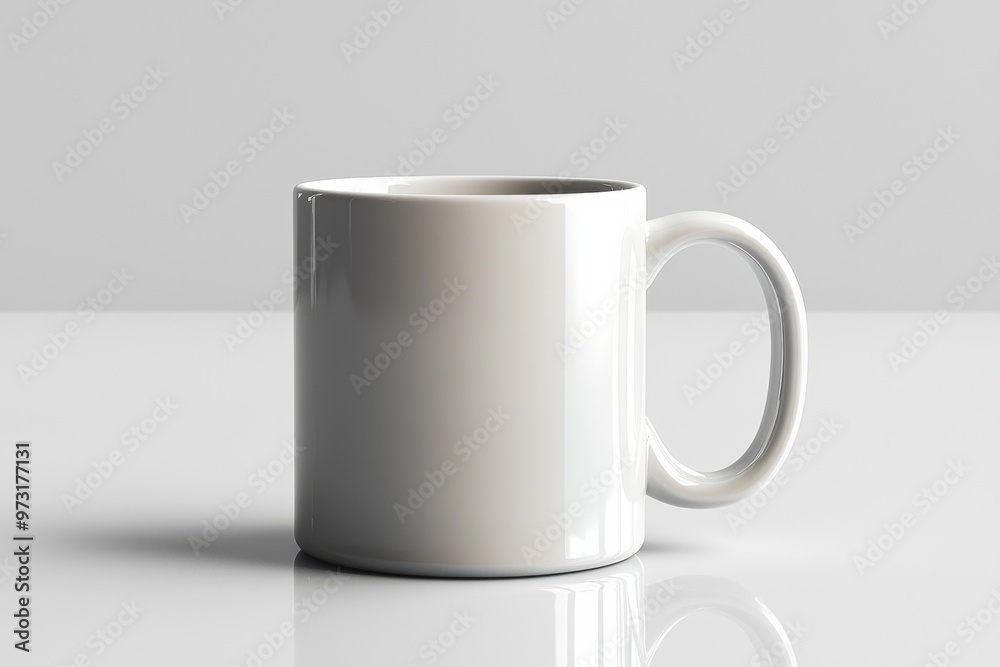 Coffee Mug Mockup on Isolated Background created with Generative AI Coffee Mug Mockup on Isolated Background created with Generative AI