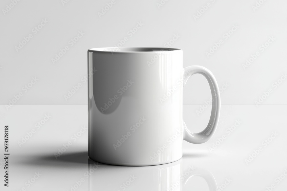 Coffee Mug Mockup on Isolated Background created with Generative AI Coffee Mug Mockup on Isolated Background created with Generative AI