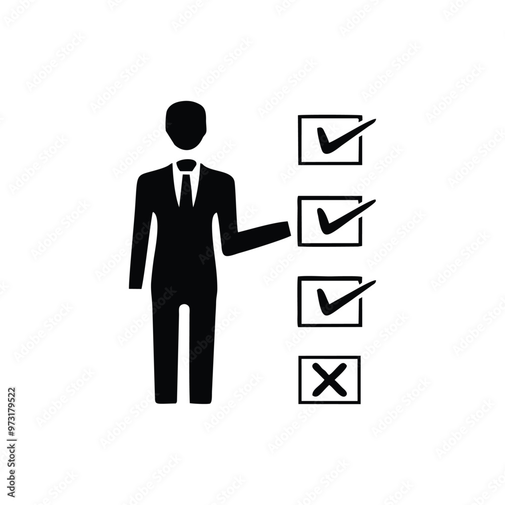 Check list, check mark, Check item, check mark icon vector logo template Check list, check mark, Check item, check mark icon vector logo template