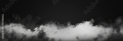 Smoke black ground fog cloud floor mist background steam dust dark white horror overlay. Ground smoke haze night black water atmosphere 3d magic spooky smog texture isolated transparent effect circle 