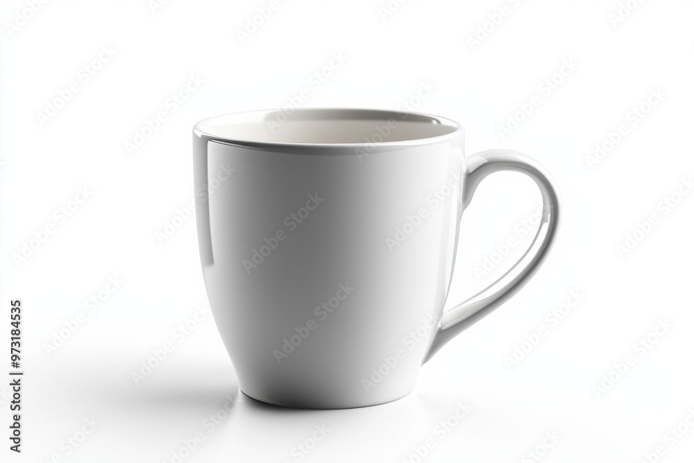 Coffee Mug Mockup on Isolated Background created with Generative AI Coffee Mug Mockup on Isolated Background created with Generative AI