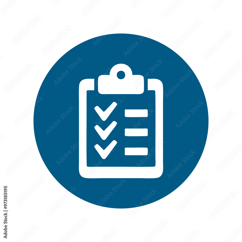 Check list, check mark, Check item, check mark icon vector logo template Check list, check mark, Check item, check mark icon vector logo template