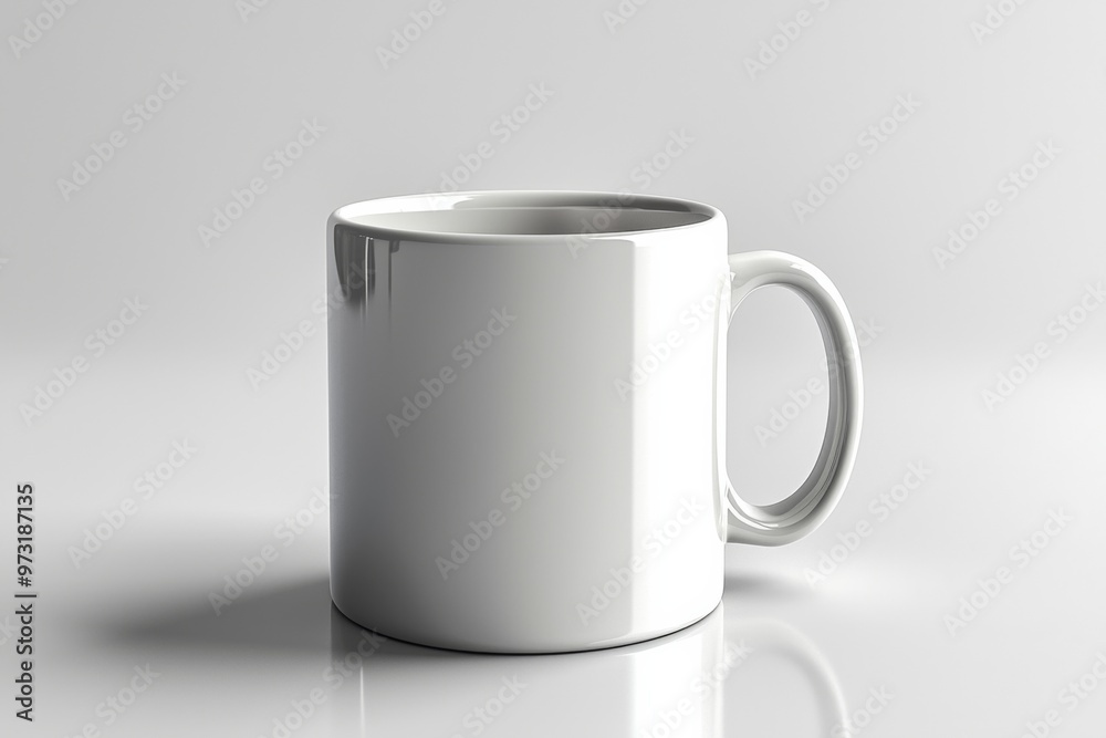Coffee Mug Mockup on Isolated Background created with Generative AI Coffee Mug Mockup on Isolated Background created with Generative AI