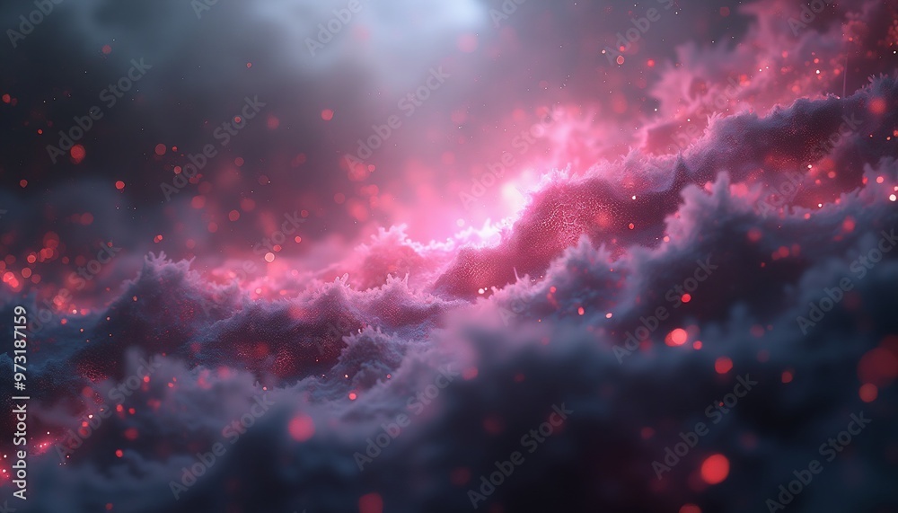 Cosmic light with abstract vibrant trails Cosmic light with abstract vibrant trails