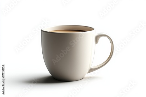 Wallpaper Mural Coffee Mug Mockup on Isolated Background created with Generative AI Torontodigital.ca